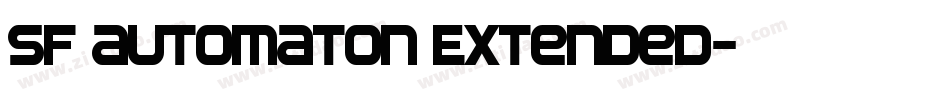 SF Automaton Extended字体转换